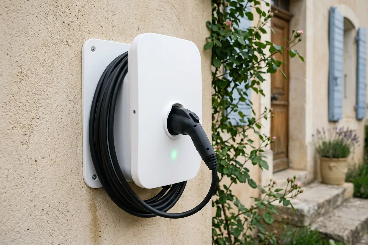 Pose de wallbox performante avec câble intégré pour particulier à Hasparren