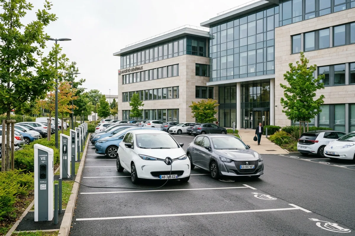 Déploiement de borne de recharge pour flotte d entreprise à Lassy